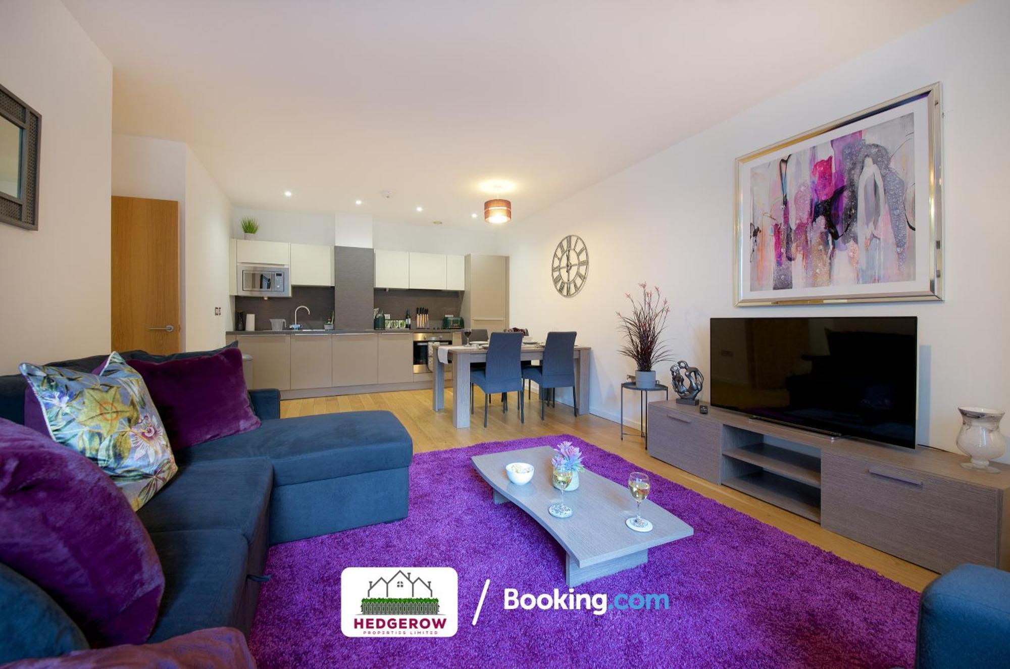 Premium Deals On Modern 2 -Bed 2-Bath Central City 122 High Street Flat For Movers & Pros By Hedgerow Manchester Eksteriør billede